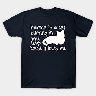 Karma Cat T-Shirt